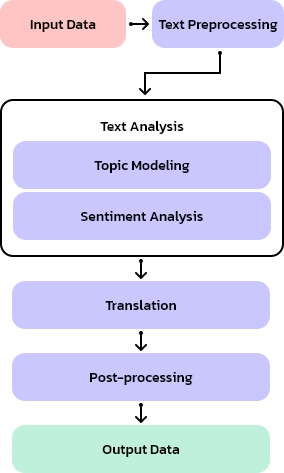 Text Analysis and Translation