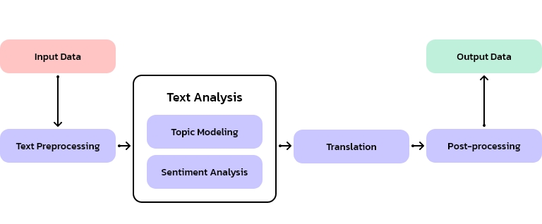 Text Analysis and Translation